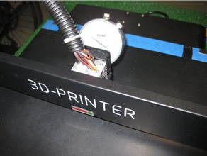 jgaurora a5 fan duct gauge fixture 3d printer accessories bed leveling 3d print model - Mito3D