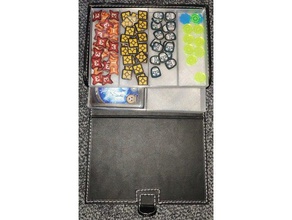 ikea rissle insert card games toy accessories holder deck folder keyforge 3d print model - Mito3D