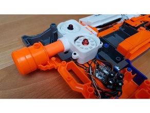 nerf hyperfire mod diy nerf-blaster gun 3d print model - Mito3D