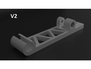 bowden filamento de la guía del soporte cable ender 3 pro 3d impresora accesorios clip gestión cables creality ender3 ptfe 3d print model - Mito3D
