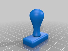 my customized custom stamp lps office 3d print model - Mito3D