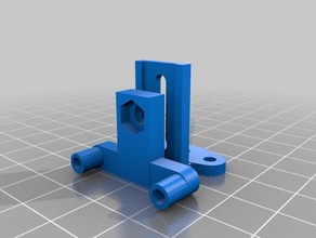 adj bltouch mount v2 3d printer accessories gorilla fan fang 3d print model - Mito3D