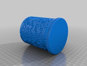 labirent kutusu nr2 bulmaca depolama 3d print model - Mito3D