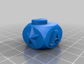 pretty dice art sculptures 3d print model - Mito3D