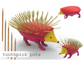 toothpick pots art iran toothpik 3d print model - Mito3D