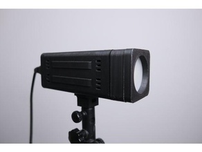led luz de vídeo portátil 120220v diy 30w videolight 3d print model - Mito3D