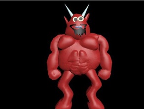 şeytan bölgeme hoş geldiniz heykeller 3d print model - Mito3D