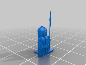 soldado romano 3d impressão guerra 3d print model - Mito3D