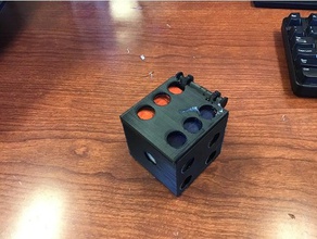 cube holding boîte 3d l'impression 3d print model - Mito3D