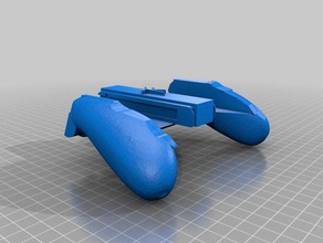 koo pro controlador em forma de alegria con aderência 3d impressão 3d print model - Mito3D