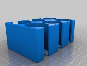 rodada 2x3 telha de armazenamento brinquedo jogo os acessórios personalizado 3d print model - Mito3D