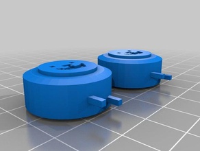 round head part deltarune 3d printing 3d print model - Mito3D