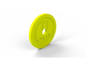 batbot disc toys games 3d print model - Mito3D