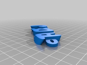 tadej Schlüsselanhänger angepasst 3d print model - Mito3D