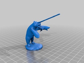 sharkenbear mclasereyes art 3d print model - Mito3D