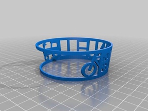 meu personalizados copa sleevewith texto ícones a cozinha jantar 3d print model - Mito3D