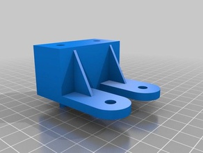 cabinet hinge block replacement parts bathroom sink 3d print model - Mito3D