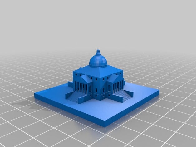 villa almerico capra 3d la impresión de arquitectura arte 3D print model - Mito3D