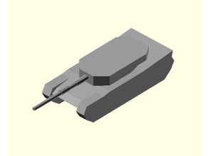 Panzer leopard 2a4 low-poly Fahrzeuge Rüstung Deutsche 3d print model - Mito3D
