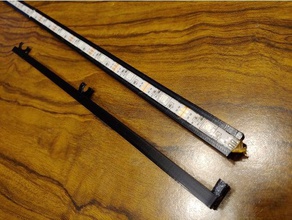 10mm led rail bande clip boulon de clips 3d l'imprimante accessoires cr-10 la 3d print model - Mito3D