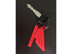 honda trousseau de clés ménage moto 3d print model - Mito3D
