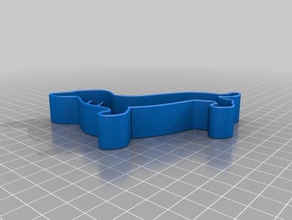 daschshund cookie cutter remix kitchen dining dachshund dog 3d print model - Mito3D