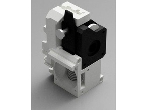 bmg extruder carriege prusa i3 mk3 short bearing version 3d printer extruders bondtech bondtechbmg 3d print model - Mito3D