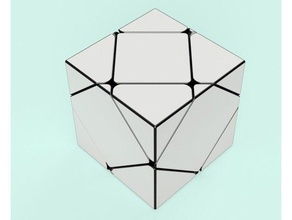 bump skewb stensions i puzzle cubo specchio 3d print model - Mito3D
