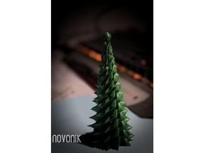 winterdecoration Weihnachten diorama evergreen Urlaub supportless tanne tannenbaum Baum xmas 3d print model - Mito3D