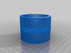 mon stylo personnalisé holdercontainer texte épaisseur les conteneurs 3d print model - Mito3D