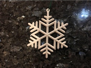ornamento del copo de nieve 2 decoración navidad la adorno nsfw xmas decoraciones árbol adornos 3d print model - Mito3D