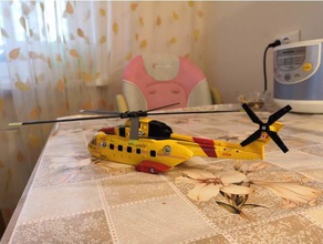 helicóptero de juguete piezas repuesto juego accesorios 3d print model - Mito3D