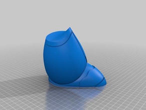 mega man destek kask 3d baskı 3d print model - Mito3D