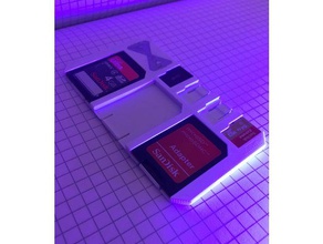 cartão sd organizador 3d impressão 3d print model - Mito3D