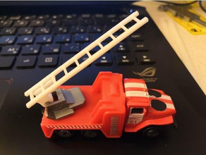 toy fire-truck ladder game accessories stairs 3d print model - Mito3D