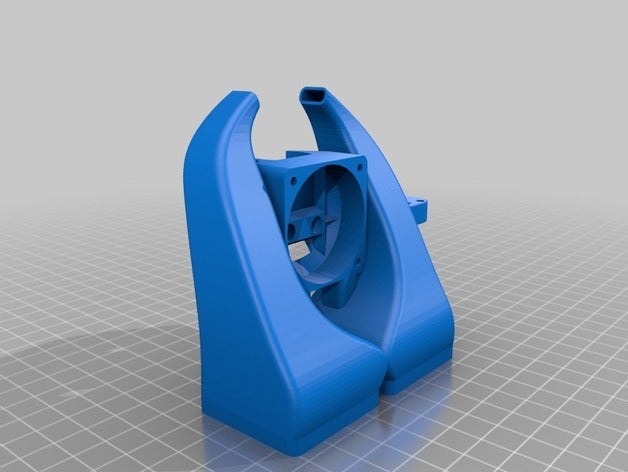 condotto della ventola alfawise u20 3d la stampante accessori 3D print model - Mito3D