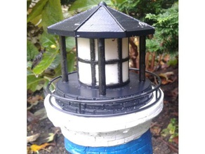 le phare de la tête des bâtiments les structures décorative jardin lighthead montage 3d print model - Mito3D