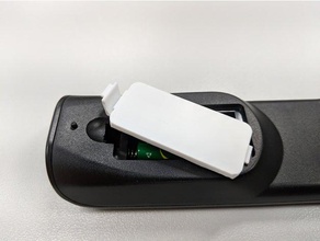 control remoto del televisor cubierta de la batería para jvc rm-c3136 diy 3d print model - Mito3D