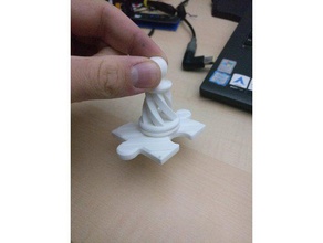 magnet puzzle spirale di scacchi 3d print model - Mito3D