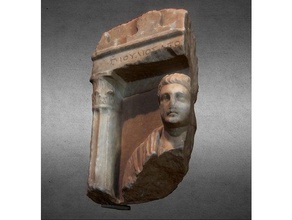 fragment attic stele scans replicas 3dprint 3dprintable 3dprinter 3dprinting 3dscan 3dscanner 3dscanning carved clothing corinthian cultural heritage funeral gravestone greek hairstyle mythology religion roman sculpture statue 3d print model - Mito3D