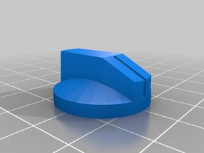 paramétrico de la perilla originalmente subwoofer 3d impresión perillas potenciómetro estufa volumen 3d print model - Mito3D