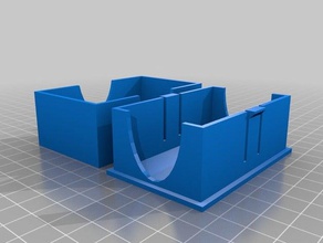 casa de anubis porta caixa cartão jogos personalizado 3d print model - Mito3D