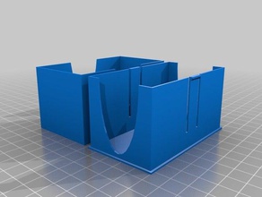 Haus anubis box steht Spiele angepasst 3d print model - Mito3D
