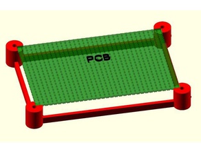 pcb custom platform electronics board holder mount 3d print model - Mito3D