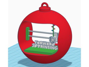 ileri 3d baskı Noel süsü sanat 3d print model - Mito3D