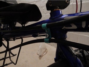 guida catena di montaggio per il tubo sport all'aperto recumbent bicicletta 3d print model - Mito3D