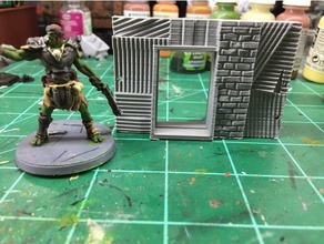 shanty house e-75 wall door games fallout foww wasteland warfare 3d print model - Mito3D