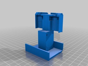 bruder dozer motor mount construction toys 3d print model - Mito3D