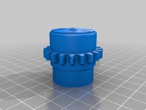 bruder d5 drive hub construction toys 3d print model - Mito3D