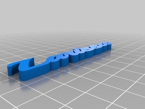 laryssa llaveros personalizado 3d print model - Mito3D